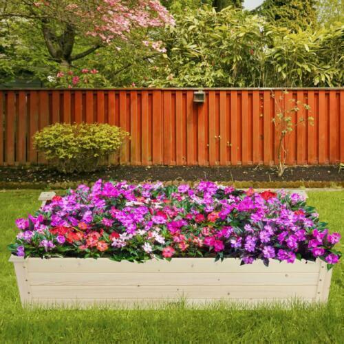 Outdoor Vegetable Planting Raised Garden Bed Planter Patio Grow Box Kit Herb 48\