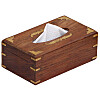 handmade wooden tissue box cover