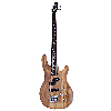 Exquisite Stylish IB Bass with Power Line and Wrench Tool Burlywood Color Bass Guitars for Beginners and Seasoned Players