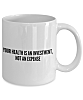 health lover coffee mug
