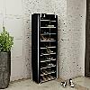 10 Tier Shoe Rack Shelf Standing Clost Cabinet Storage with Cover Black