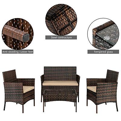 patio furniture set wicker chairs