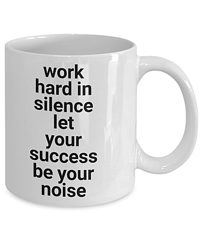 success coffee mug