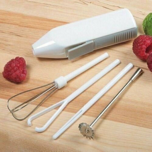 Norpro 5pc Deluxe Cordless Mini Mixer - Mix Whip Stir Blend Beat Drink Frother