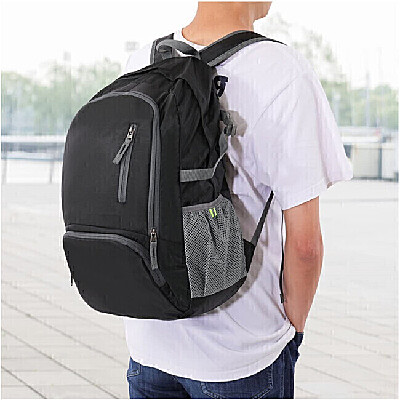 Folding Ultralight Backpack, 35l 420d Nylon Portable Laptop Backpack Travel Gifts, Suitable for Cycling, Hiking and Camping
