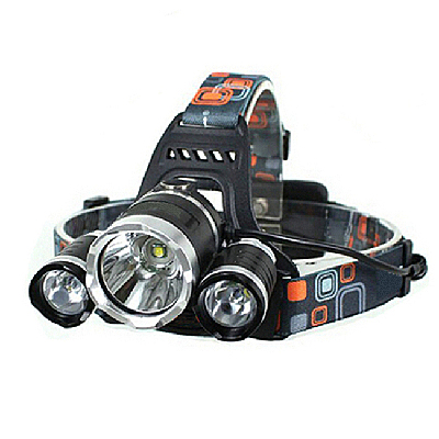 Wearable Headlamp LED 5000LM White Light Flashlight Black.