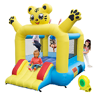 Inflatable Jumping Castle with Slide Air Blower Jumper Bounce House