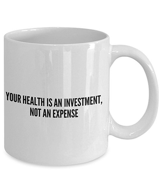 health lover coffee mug