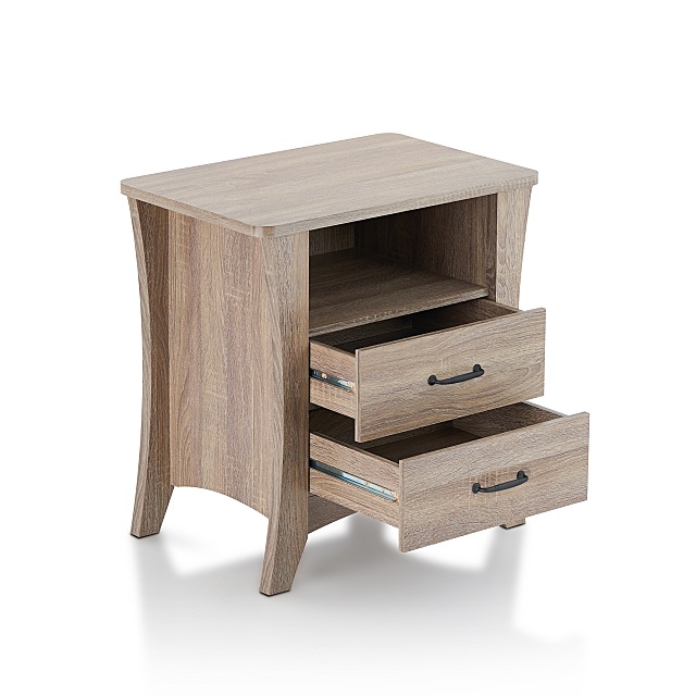 Modern Designs Rustic Natural Finish Wooden Nightstand